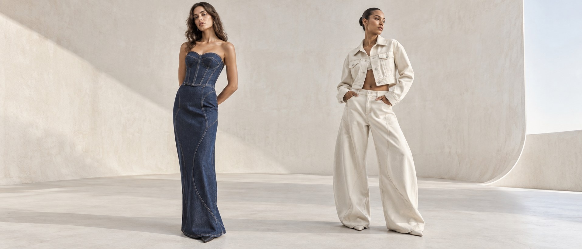 Women denim editorial campaign