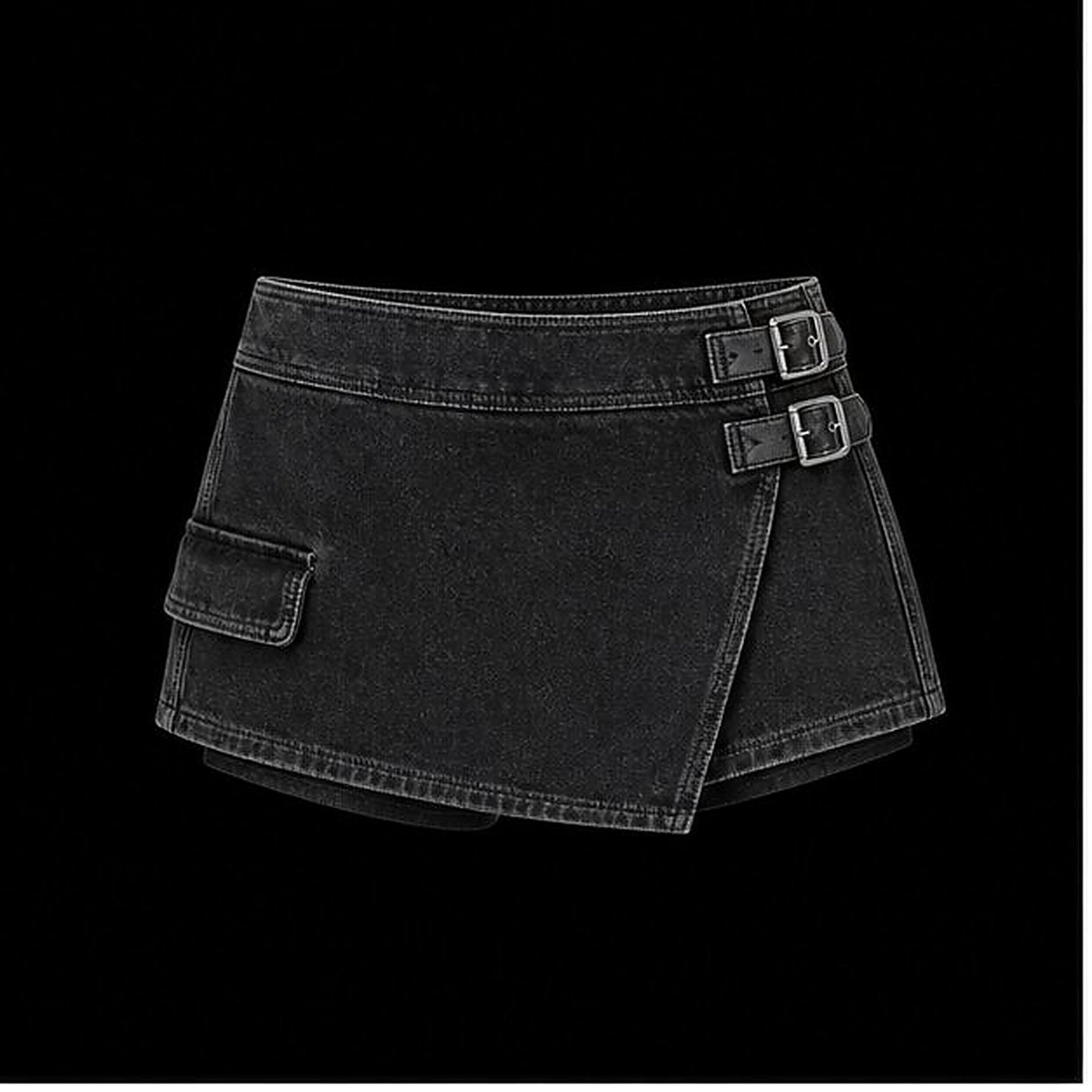 Original LABL studio render — Frame Micro Cargo Skort